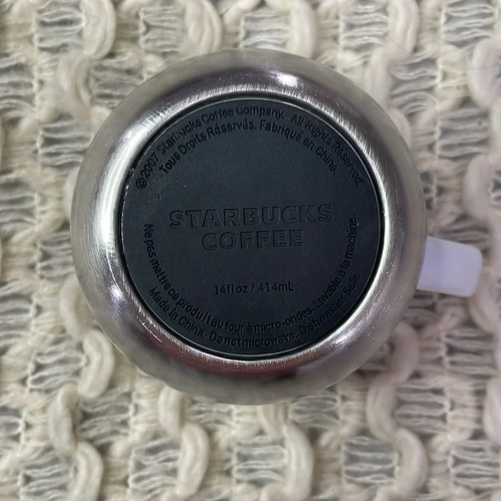 2007 Starbucks Valentine’s heart balloons red cherry ruby pink silver weighted - Picture 6 of 8